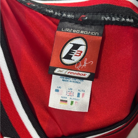 Vintage Allen Iverson Reebok Jersey Men’s Large I3 76ers - Picture 3 of 3